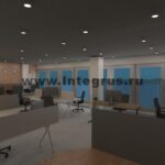 настройка беспроводных сетей и вайфай в высокотехнологичном новом офисе