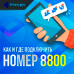 Как подключить номер 8 800